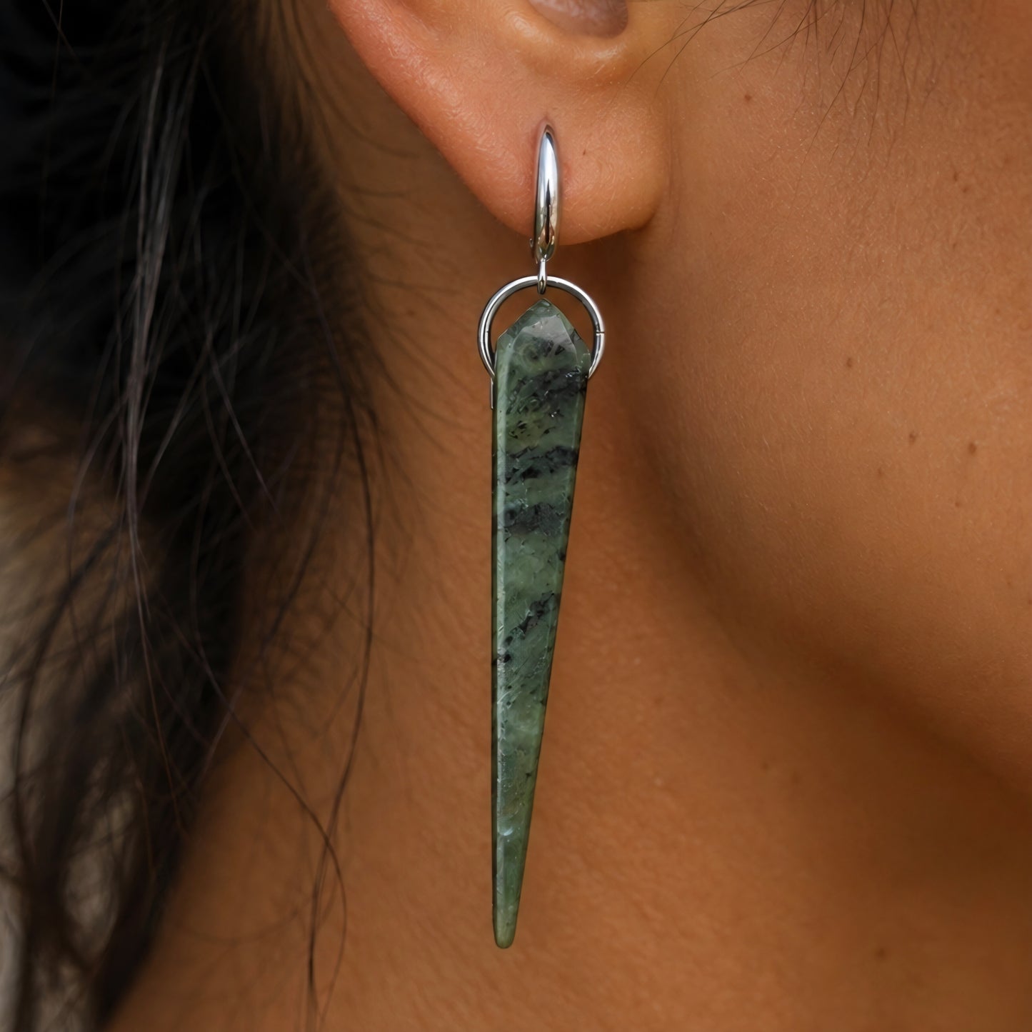 Tapawhā - Pounamu Earrings
