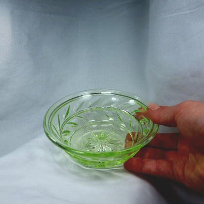 Uranium Glass Bowl #2344