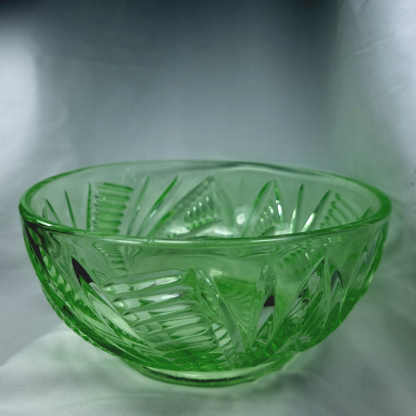 Uranium Glass Bowl #2345