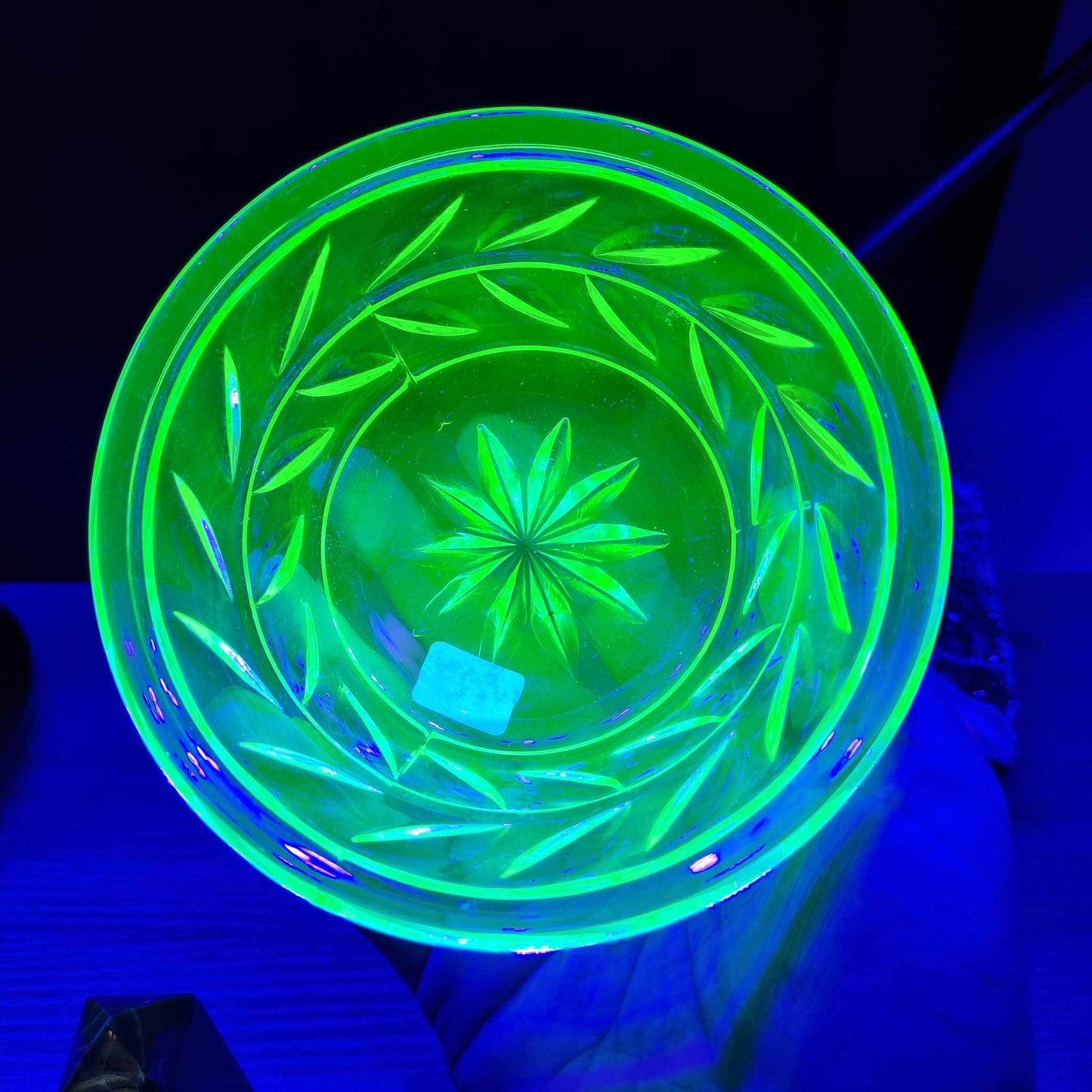 Uranium Glass Bowl #2344