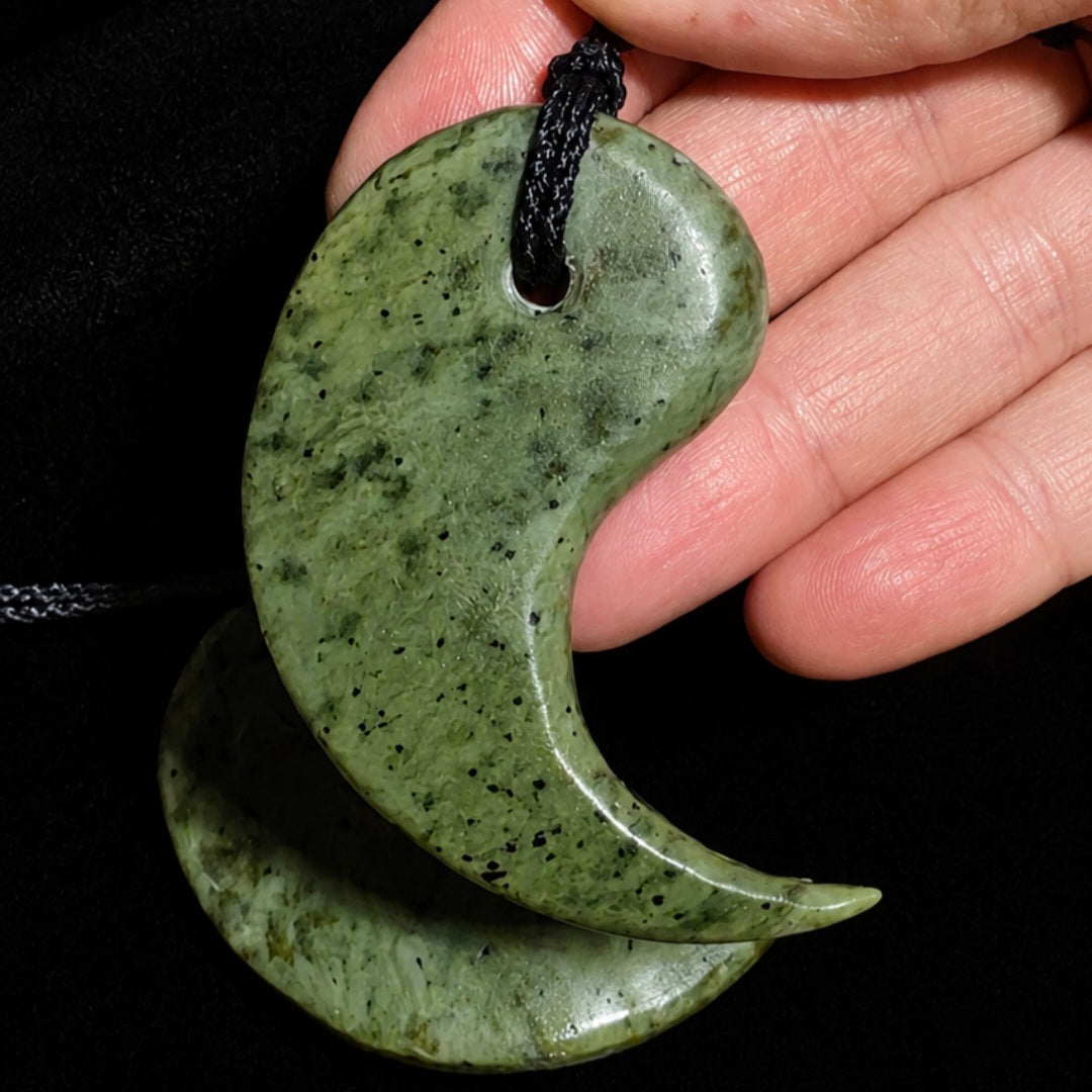 Yin and Yang - Pounamu Necklace Set