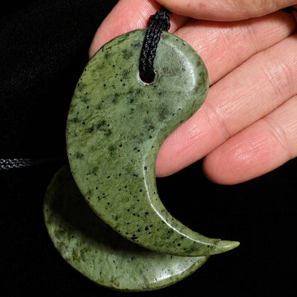 Yin and Yang - Pounamu Necklace Set