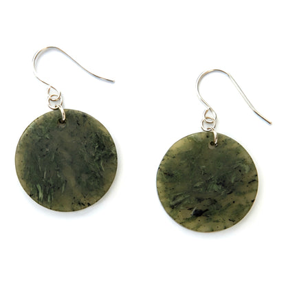 Porowhita - Pounamu Earrings