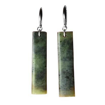 Jade Pounamu Tapawhā Earrings #2359